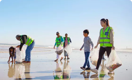 优度生物洁净沙滩活动